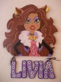 Nome para porta Monster High